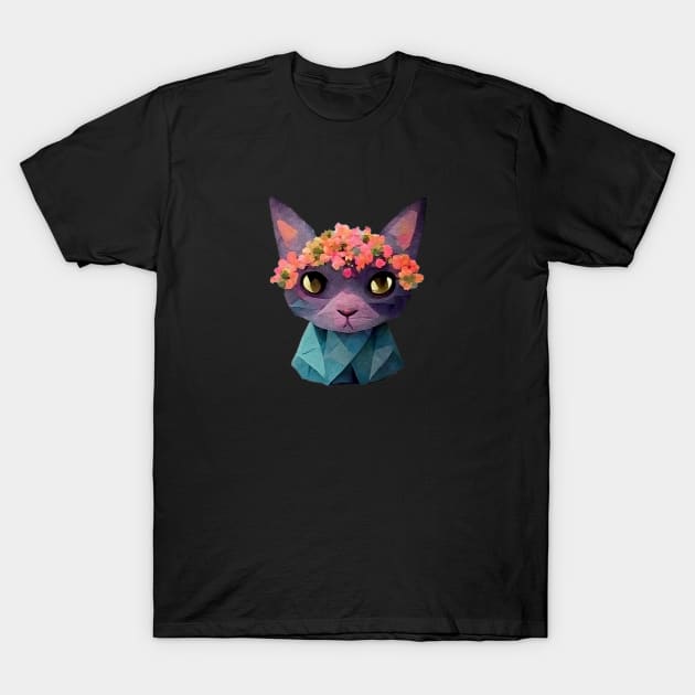 cute stylized cat T-Shirt by ElArrogante